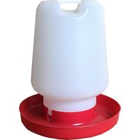 Bebedero de Plástico para Aves de Corral, Gallinas y Otros