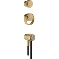 Juego de monomando, desviador y teleducha para exterior Gessi