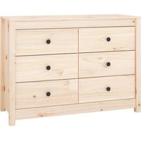 Aparador de madera maciza de pino 100x40x72 cm vidaXL