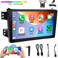 Autoradio pour Opel Agila B 2004-14 Suzuki Splash Carplay FM Android Auto BT 5.0 - MIC 12LED