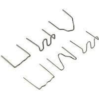 600 pièces d’agrafes en acier inoxydable chaudes pour soudeuse, agrafes de réparation de plastique automobile par soudure