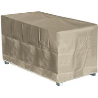 Housse Table Rectangulaire L 240 x l 110 x h 70 cm Beige