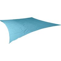 Voile d'ombrage rectangulaire - Polyester - Bleu - 180g/m2 - 5x5m
