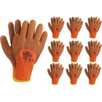 Guantes de trabajo / Aislantes / Naranja-marrón / Talla: 10 - XL / RTASMANPBR 10 - 10 unidades.