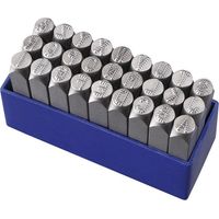 Jeu de poincons micro stress lettres 6 mm pour marquage p012/l06p