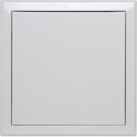 Semin – Trappe de visite métallique laquée blanche 500 x 500 mm – Ouverture pousser/lâcher – Accès gaines techniques pour murs et plafonds