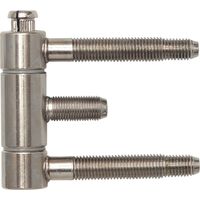 SFS Stahlzargenband (Türband) 3-teilig, Einbohrband 18x61mm Stahl vernickelt