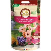 Terreau Fleurs 4l /nc - Or Brun