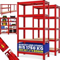 Heavy duty shelving 2 piece set 180x90x40cm 875kg capacity 209942981
