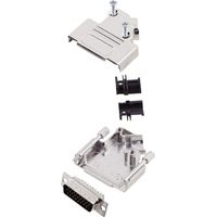 encitech D45ZK15-HDP26-K 6355-0013-02 D-SUB Stiftleisten-Set 45 ° Polzahl: 26 Lötkelch 1 Set