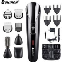 Tondeuse Cheveux Professionnelle Tondeuse Barbe- multifonction 6 en 1 Tondeuse Barbe Electrique Sans Fil Rechargeable