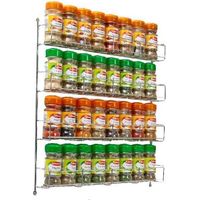 Neo 4 Tier Spice Rack For Kitchen Door Cupboard or Wall