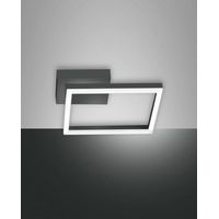 Plafonnier Led Moderne Bard 22W Anthracite 3394-21-282 Fabas Luce