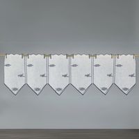 Brise bise nœuds de marin Blanc 30x45 cm