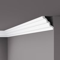 Eckleiste NMC SM NOMASTYL Noel Marquet Zierleiste Stuckleiste Modernes Design weiß 2 m