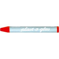 12 rote Plast-O-Glas-Kreiden LYRA