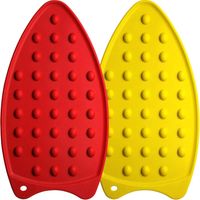 2 Pièces Coussin À Repasser Isolation Planche À Repasser Bigoudis Planche À Repasser Pliable Tapis De Repassage En Laine Planche À Repasser Suspendue (rouge + jaune)