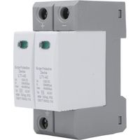Dispositif de Protection contre les Surtensions 2P 20-40KA Parafoudre Cc 1000V Parafoudre Parafoudre Coque Ignifuge.