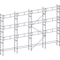 Echafaudage façadier 104 m² garde-corps