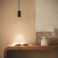 Lampada a Sospensione Alluminio Multiangolo 10-50º per Lampadine GU10 Quarzo Nero