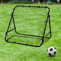 Supernic Rebounder Net Practise Football Training Net Soccer Kickback Target Goal Pro for Children Kids Play Teaching Equipment Adjustable Portable Soccer Door