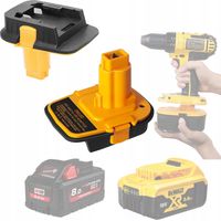 Dewalt DCB201 Adapter für Dewalt und Milwaukee 18V Akkus (DM18D) gelb-schwarz