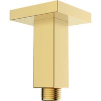 Bristan Ceiling Fed Shower Arm Square Brushed Brass