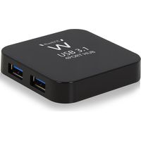 HUB Switch EWENT EW1134 Negro