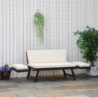 divano seduta 129x63x67 relax rattan marrone OKMYHOME