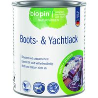 Biopin Naturfarben Bootslack 750 ml farblos glänzend Holzschutzmittel