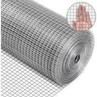Grillage rigide 91 cm x 15,24 m grillage galvanisé maille carree Grillage à Poule 12,7mm grillage soudé Cloture poulailler voliere Poulailler Grillage Grillage Triple Torsion Élevage Volaille Filet -A