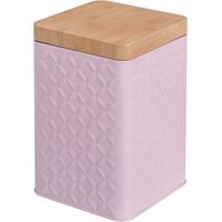 Boite à thé en métal - Rose