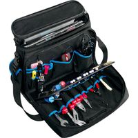 Sacoche à outils pour ordinateur portable – Poche intérieure pour documents A4 – Bandoulière réglable – Résistant aux éclaboussures – B&W International