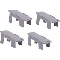 PP 4 pièces doubles chaussures de protection en robustes et stables pour le rangement des