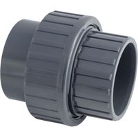 Raccord union PVC pression 3 pièces - Femelle / Femelle à coller . - Diamètre 63 mm