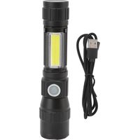 Lampe de poche LED UV rechargeable, 7 Modes de charge USB, légère et étanche, avec Clip