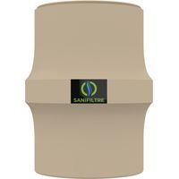 Filtre anti-odeurs au charbon actif pour fosse septique – Diamètre 100 mm – Neutralise jusqu’à 100 % des odeurs – Installation rapide – Hydrodiv