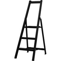 Escabeau 6 marches 120 mm Blackline PROSTEP - Hauteur d'accès 3,33 M