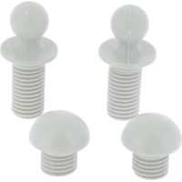 Embouts De Repose-jambes Blanc Pour Fauteuils - Westfield