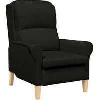 Fauteuil relax Fauteuil Noir tissu