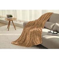 Fleece Electric Blanket Throw - Natural