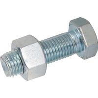 Boulon - Viswood - Tête hexagonale - Acier zingué - 16 x 50 mm