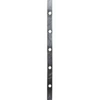 Deco Fer Forge – Barre plate à trous 700mm – 4 trous ronds de 15mm – Acier 30x8mm pour ferronnerie – Installation sécurisée pour grilles et balustrades