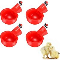 Abreuvoir Poules, Abreuvoir Automatique Poule, Abreuvoir Volaille, Volaille Automatique Abreuvoir, Tasses Automatiques de Buveur de Poulet pour Poulets, Canards, Oies, Dinde, Caille D'oiseau, Volaille