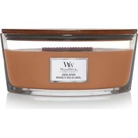WoodWick Santal Myrrh Vela Perfumada Marrón Ámbar