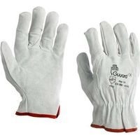 Gants de Manutention Cuir Pleine Fleur Bovin Guyard 1532 - Norme EN 388 - Taille 8 - Lot de 10 Paires