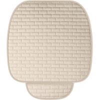 Coussin de Siège de Voiture, Coussin Voiture Siege Universel, Coussins de Siègeavant Doux, Coussin Voiture Siege Antidérapant, Couvre Siege Auto pour Voitures Résistant Aux Rayures (5251CM, Blanc)