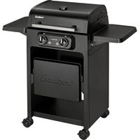 Barbecue électrique 3 kW avec Turbo Zone – 2 zones de chauffe – Surface de cuisson 50 x 39 cm – Grille en fonte émaillée – Nettoyage simple – Enders