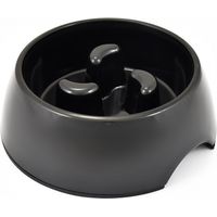 COMEDERO SLOWER NEGRO 22cm - 600ml