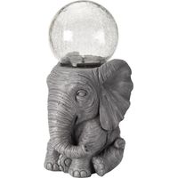 Elefanten-Orb aus Harz und Glas
